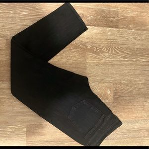 CITIZENS OF HUMANITY Black Straight Leg Jeans